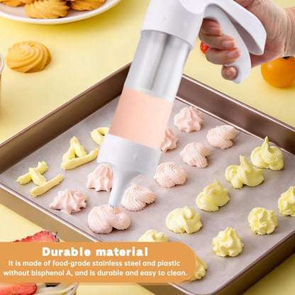 Cookie Press Gun Kit, Spritz Cookie Press Gun Set