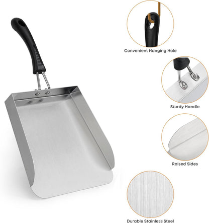 Stanbroil Large Griddle Scoop Spatula Food Mover for Rice, Veggies & More