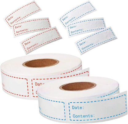 EXCEART 2rolls Food Storage Date Labels Kitchen Stickers for Keeping Removable Adhesive for Freezer and Refrigerator Use for Food Organization