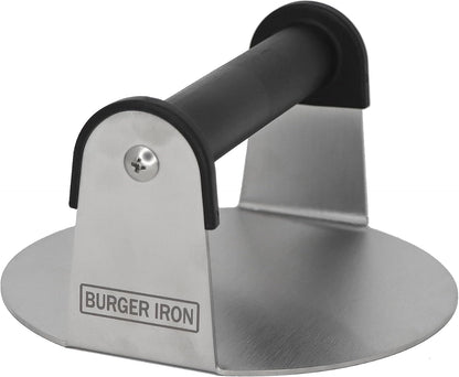 Burger Iron - the Orginal Burger Smasher, Heavy Duty 6 Inch Burger Press
