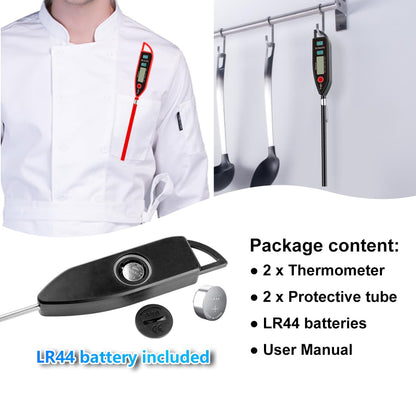 BOMATA Waterproof IPX7 Meat Thermometer, Food Thermometer