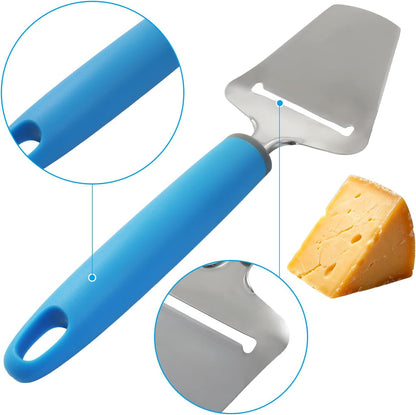 Non-Stick Cheese Slicer, Stainless Steel, Green