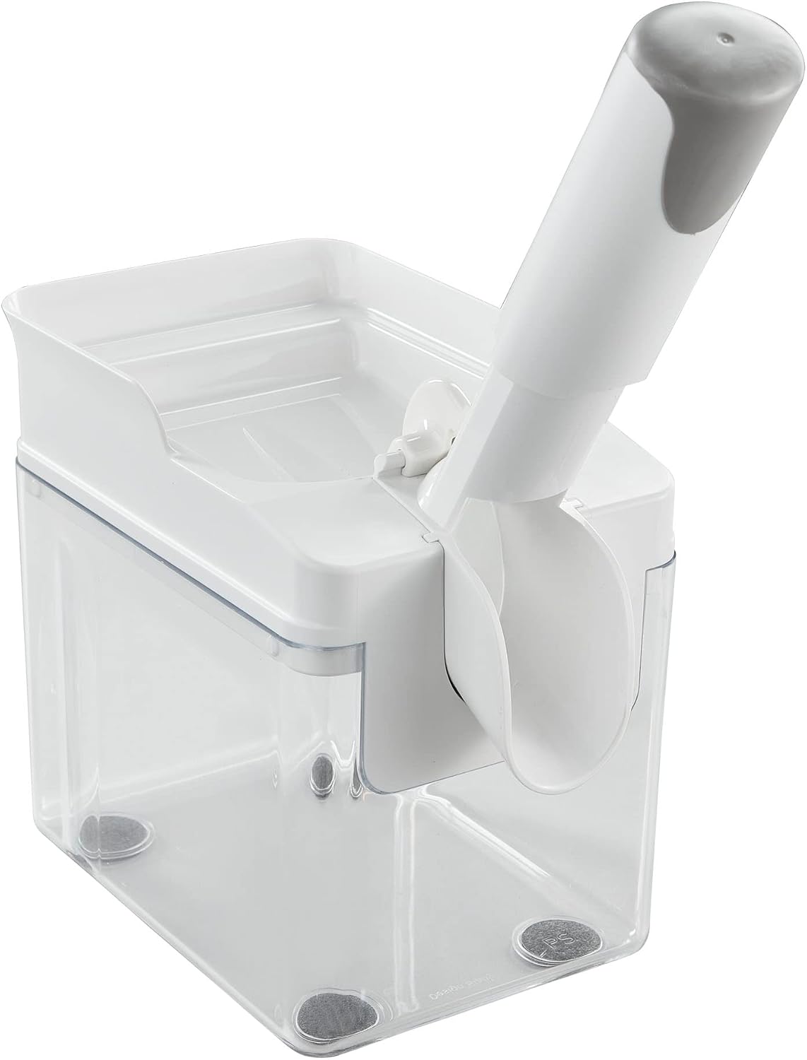 Leifheit Cherry Stoner Remover – Stainless Steel Plunger Pits 25 Lbs/Hour, Easy-Clean Container, Dishwasher Safe, Ideal for Pies, Canning, Snacking, German Design, Replacement Parts – White