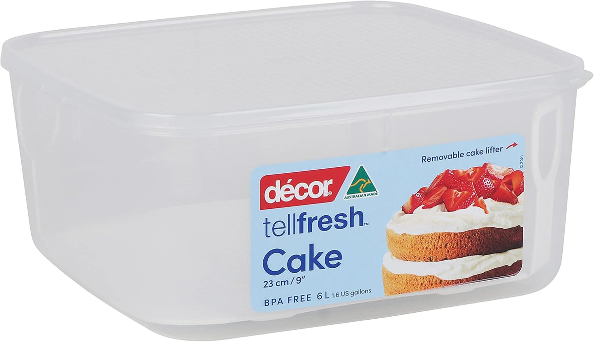 Decor Tellfresh Cake Lifter, 6L, Clear