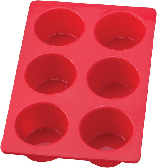 Mrs. Anderson's Baking Silicone 12-Cup Muffin Pan Baking Mold, BPA Free, Non-Stick European-Grade Silicone, 13.5 x 10 x 1.25-Inches
