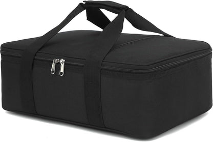 GYEUKHAM Insulated Casserole Carrier Bag - Large Portable Hot and Cold Food Storage Tote with Handles Thermal Bag for Parties, Picnics, Camping, Travel,Fits 9"x13" Baking Dish,Grey