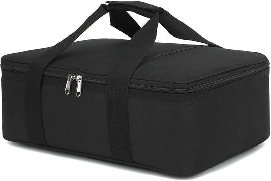 GYEUKHAM Insulated Casserole Carrier Bag - Large Portable Hot and Cold Food Storage Tote with Handles Thermal Bag for Parties, Picnics, Camping, Travel,Fits 9"x13" Baking Dish,Grey