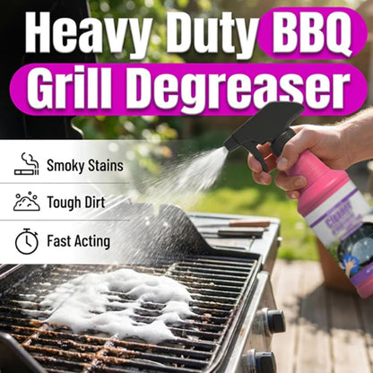 Fast-Acting Heavy-Duty Grill Degreaser Spray, 120 Ml BBQ Grill Cleaner, Multi-surface Barbecue Degreaser, Quick Foaming, For Stainless Steel, Oven Racks, Griddles (1PCS)