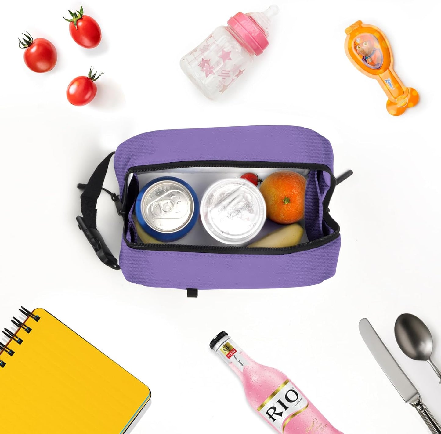 Cerbonny Freezable Cooler Bag for Work/School Travel - Mini Insulated Bag Fit For Yogurt