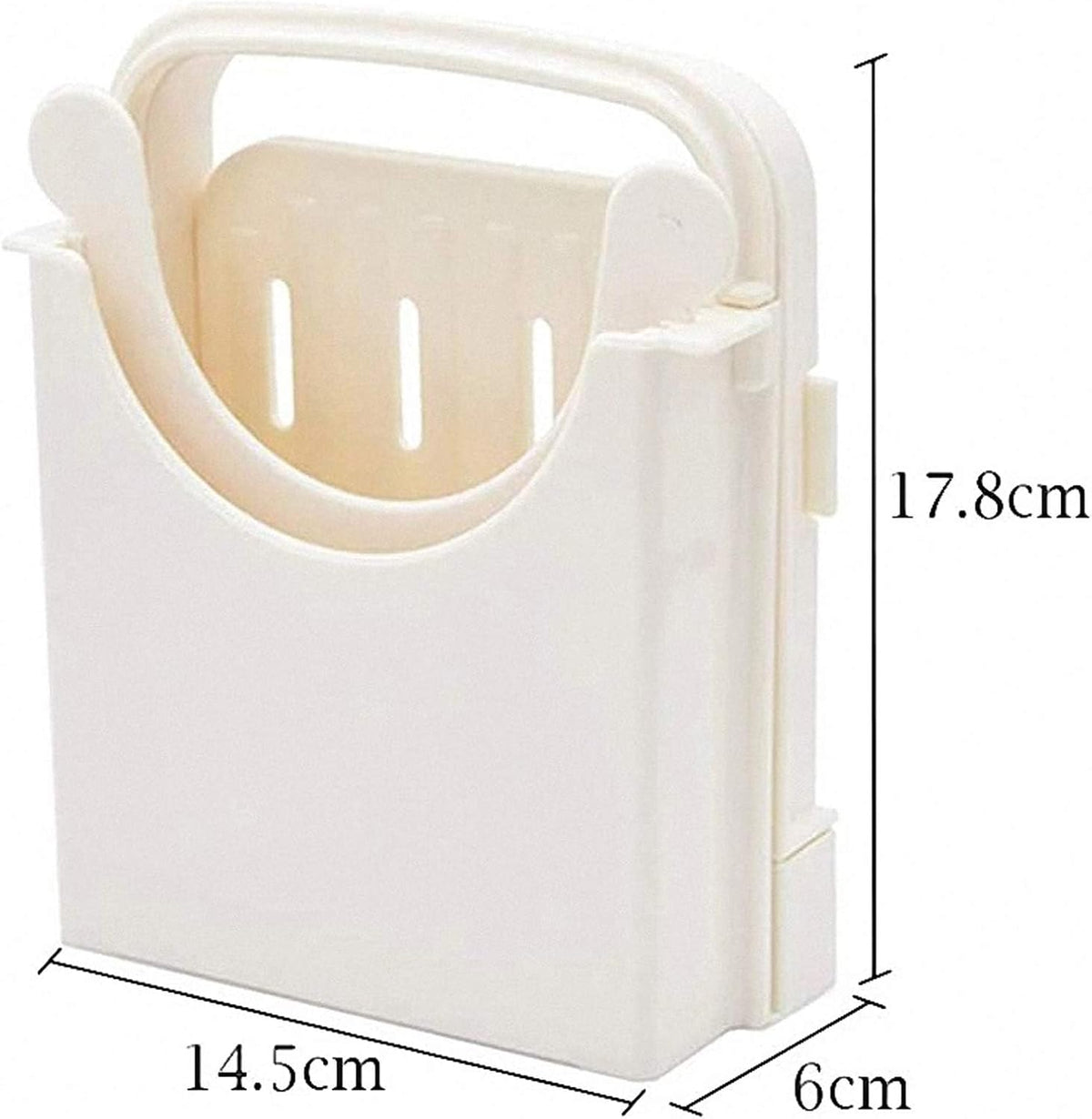 Bread Slicer Toast Cutting Adjustable Roast Loaf Slicer Cutter Foldable Compact Toast Slicing Machine Plastic Bread Slicer for Homemade Bread Foldable Kitchen Baking Tools, Upgrated