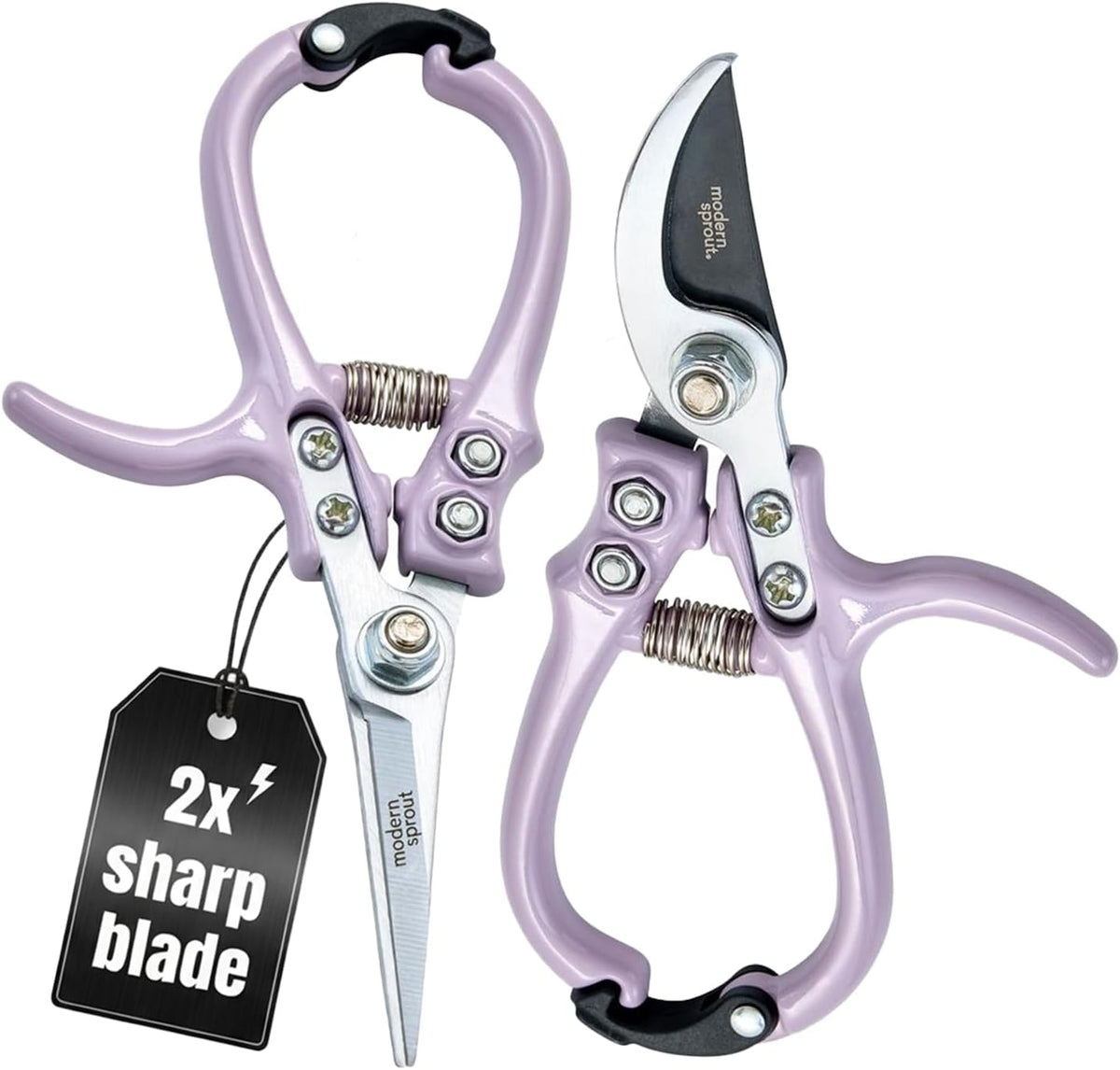 Modern Sprout Hand Pruners+Shears Set w/Blister - Gardening Tools - Sage