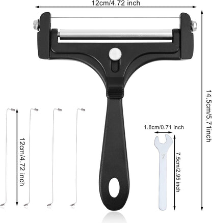 Stainless Steel Wire Cheese Slicer, Handheld Cheese Cutter