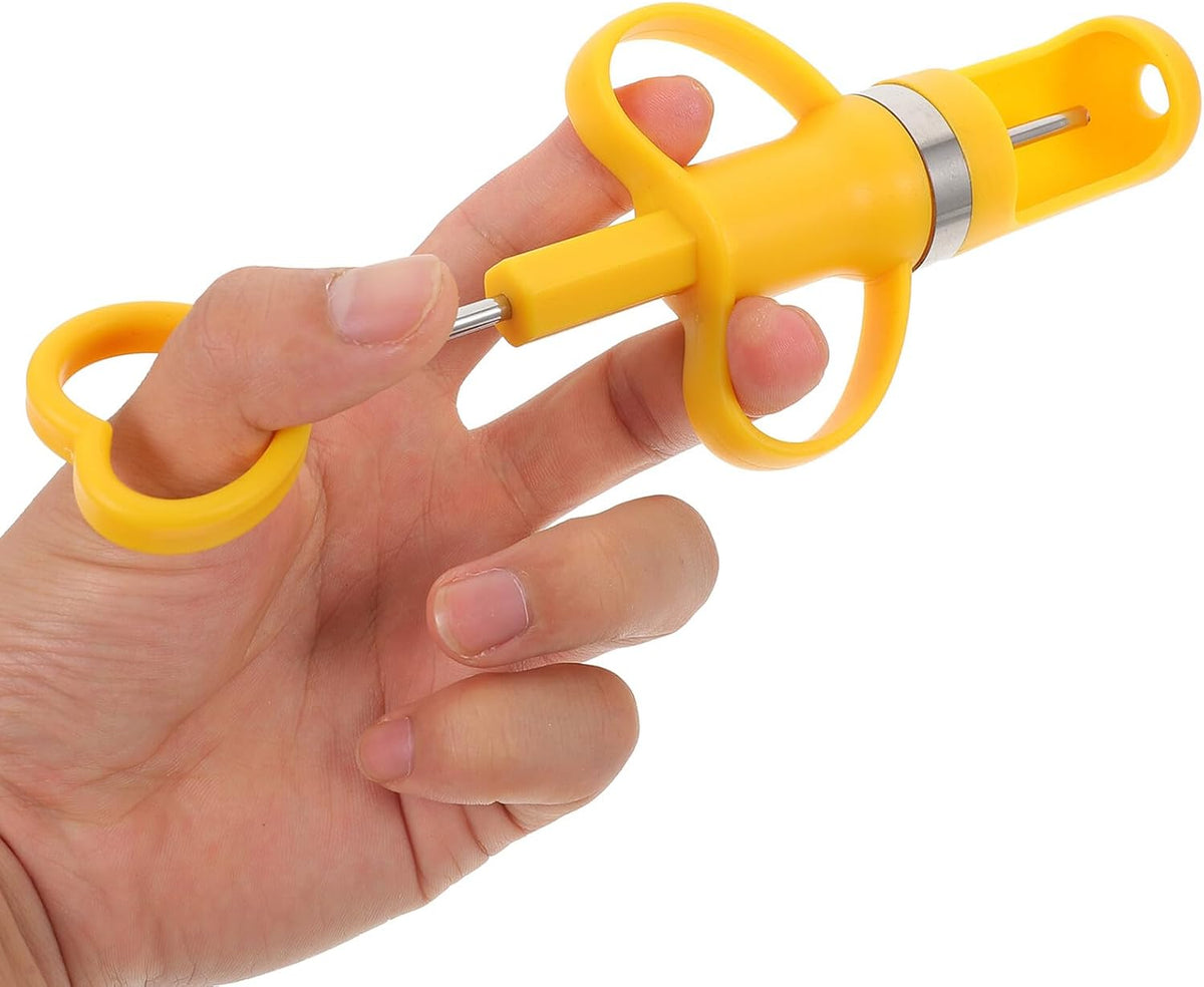 Yellow Handheld Cherry Pitter Xmas Portable PP Pit Remover Tool