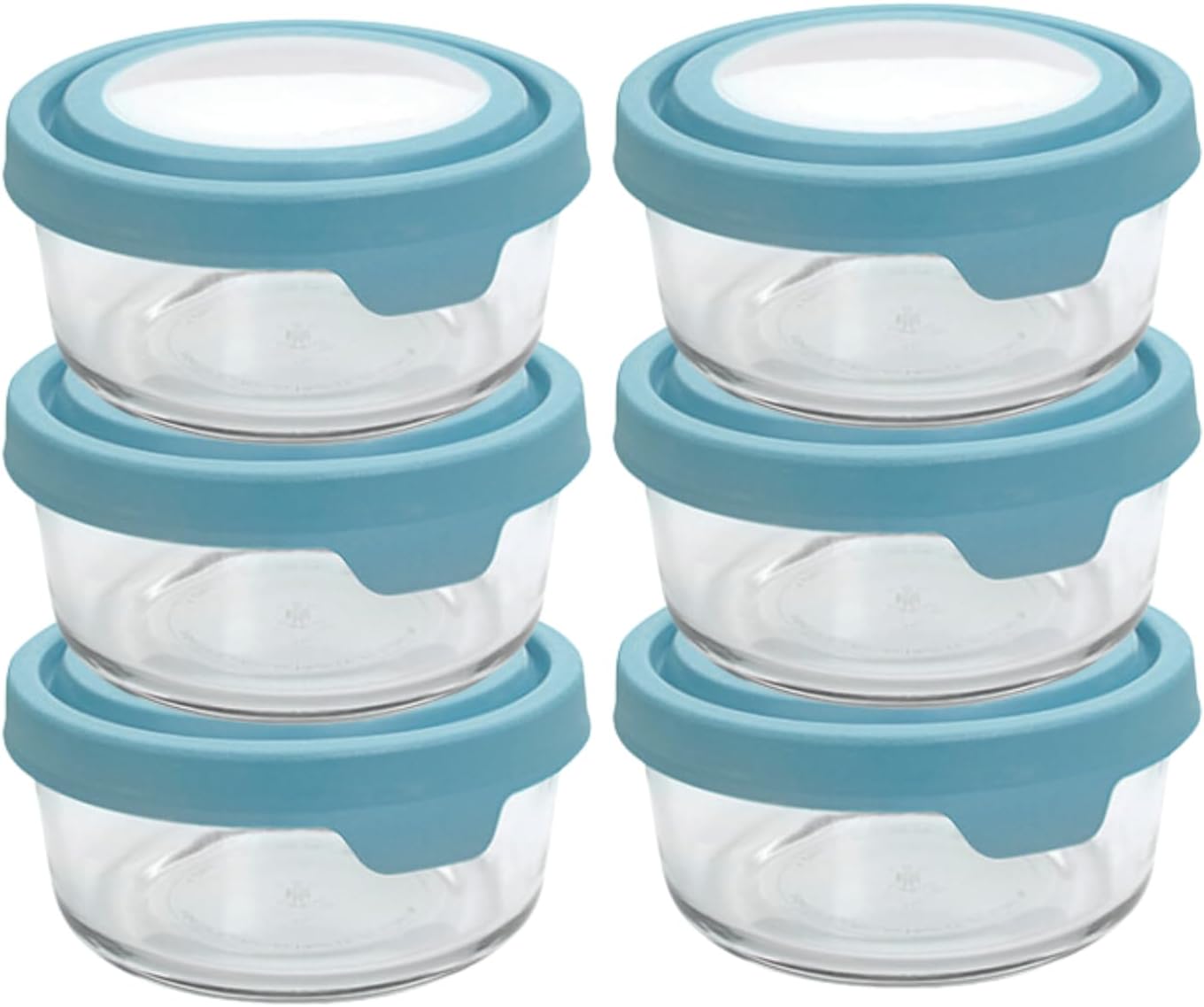 Anchor Hocking TrueSeal 10-piece Glass Food Storage Containers with Airtight Lids, Mineral Blue