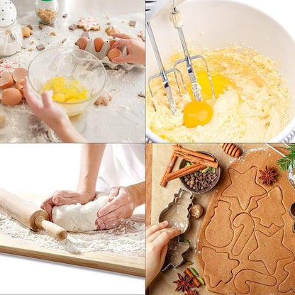 MrCookie 4" Large Christmas Cookie Cutters Set,Thickened Stainless Steel