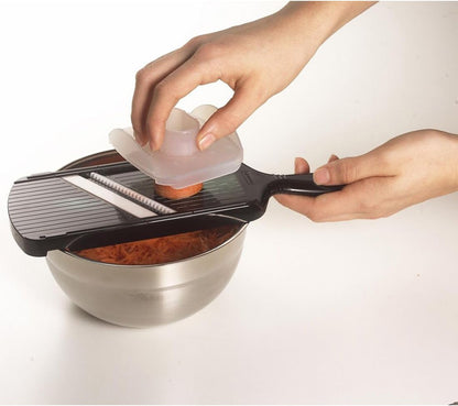Kyocera Advanced Ceramic Double-edged Mandolin Slicer With Guard, Red