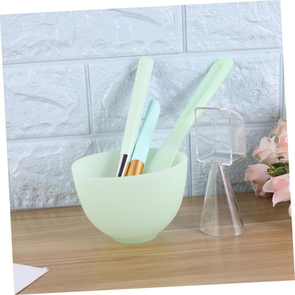 5pcs Silicone Facial Mask Bowl Set Kit Diy Face Mask Mixing Bowls Facial Stick Tool Plastic Makeup Tools