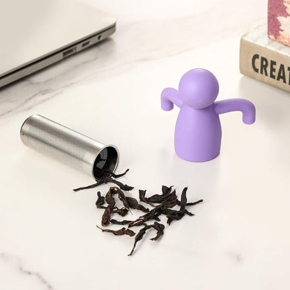 Leden Tea Infuser for Loose Leaf Tea Extra Fine Mesh Tea Steeper Gray