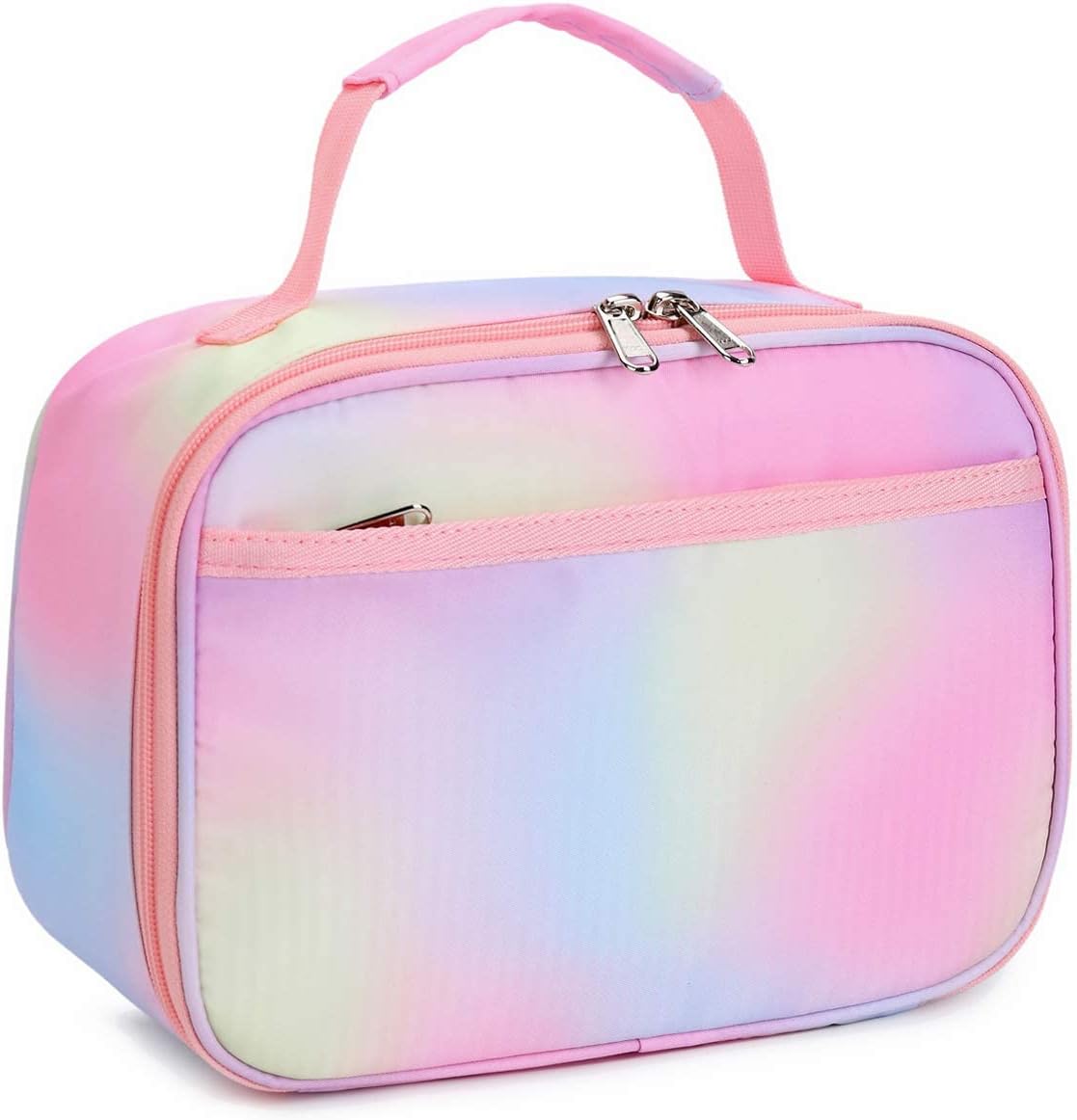 CAMTOP Kids Lunch Box Boys Girls Insulated Lunch Cooler Bag Reusable Lunch Tote Kit for School Travel (094 Tie Dye)