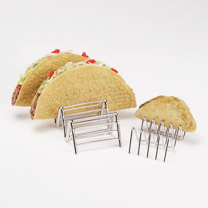 G.E.T. 4-81828 Stainless Steel Taco Holder / Stand, Holds 12 Tacos