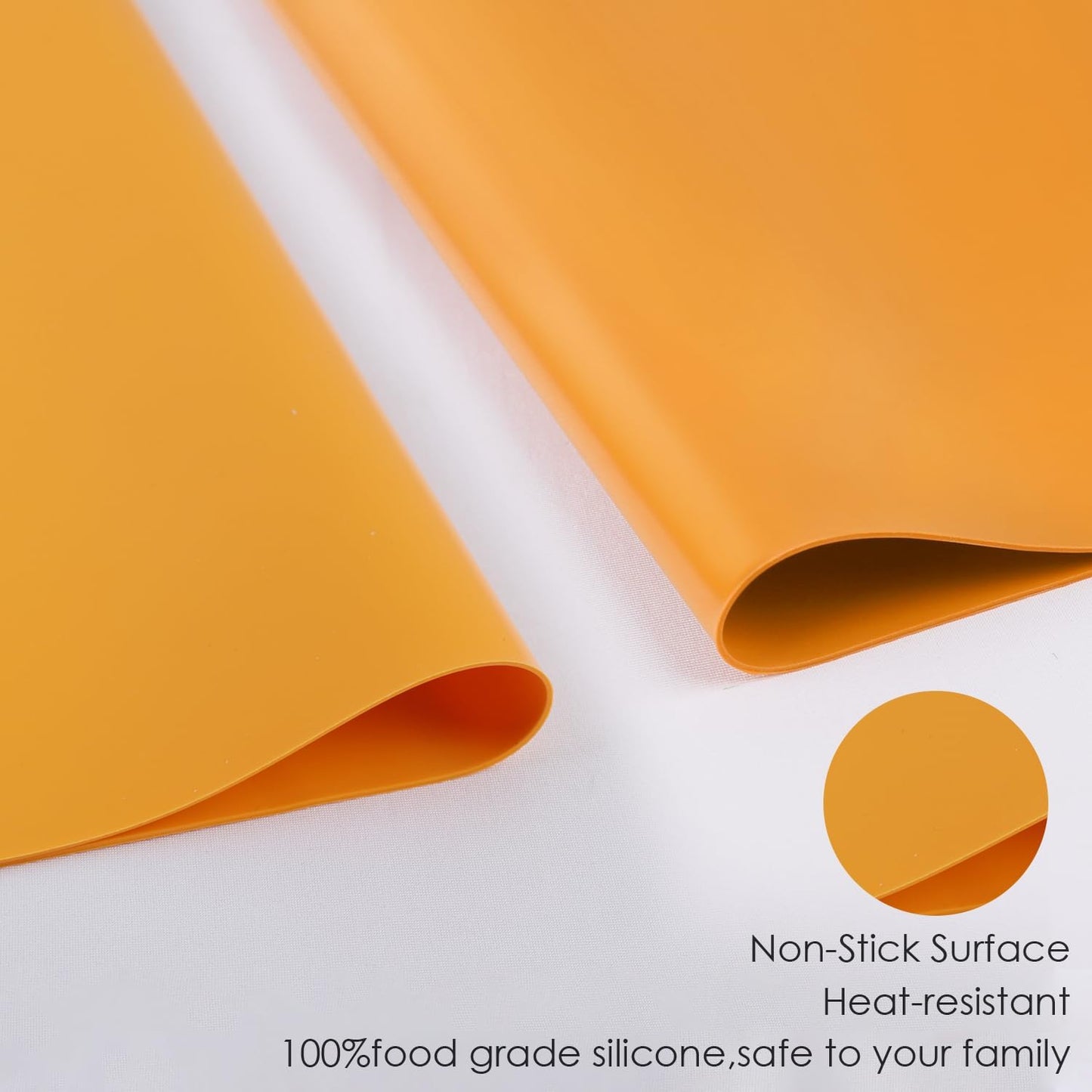 Extra Large Silicone Mat, 31.5x23.6 Inch Heat Resistant Mat for Kitchen Counter, Non Stick Silicone Baking Mat for Dough and Pastry, Thick Silicone placement Countertop Protector, Black countertop mat