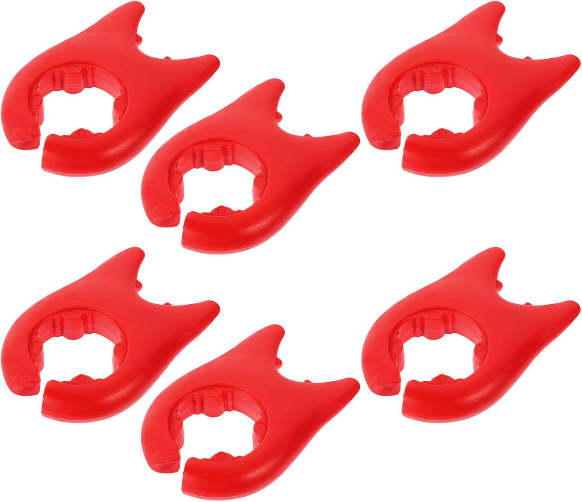 Alipis 6pcs Silicone Pot Lid Lifter Overflow Preventing Gadget for Boil over Stoppers Spilling Clip Holder for Pots Pans Easy to Use Kitchen Utensil