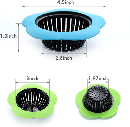 Kitchen Sink Strainer, Upgraded Silicone Sink Drain Strainer