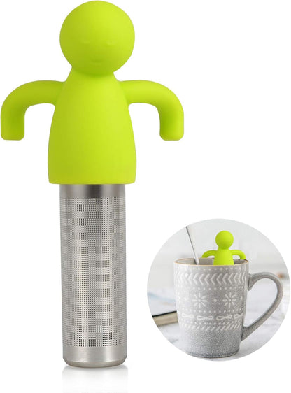 Leden Tea Infuser for Loose Leaf Tea Extra Fine Mesh Tea Steeper Gray