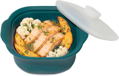 Silicone Multi-Steamer, Breezeblue Green, 20.29 fl oz