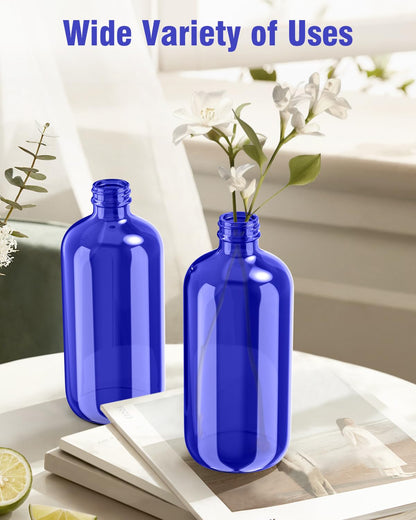 Bontip Glass Spray Bottle 16 oz for Cleaning, Plants (2 Pack, Amber)