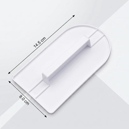 2 Pcs White Plastic Fondant Icing Smoother Polisher Icing Scraper Paddle Tool for Cake Decoration Sculpting and Modeling Tools Decorating Tools