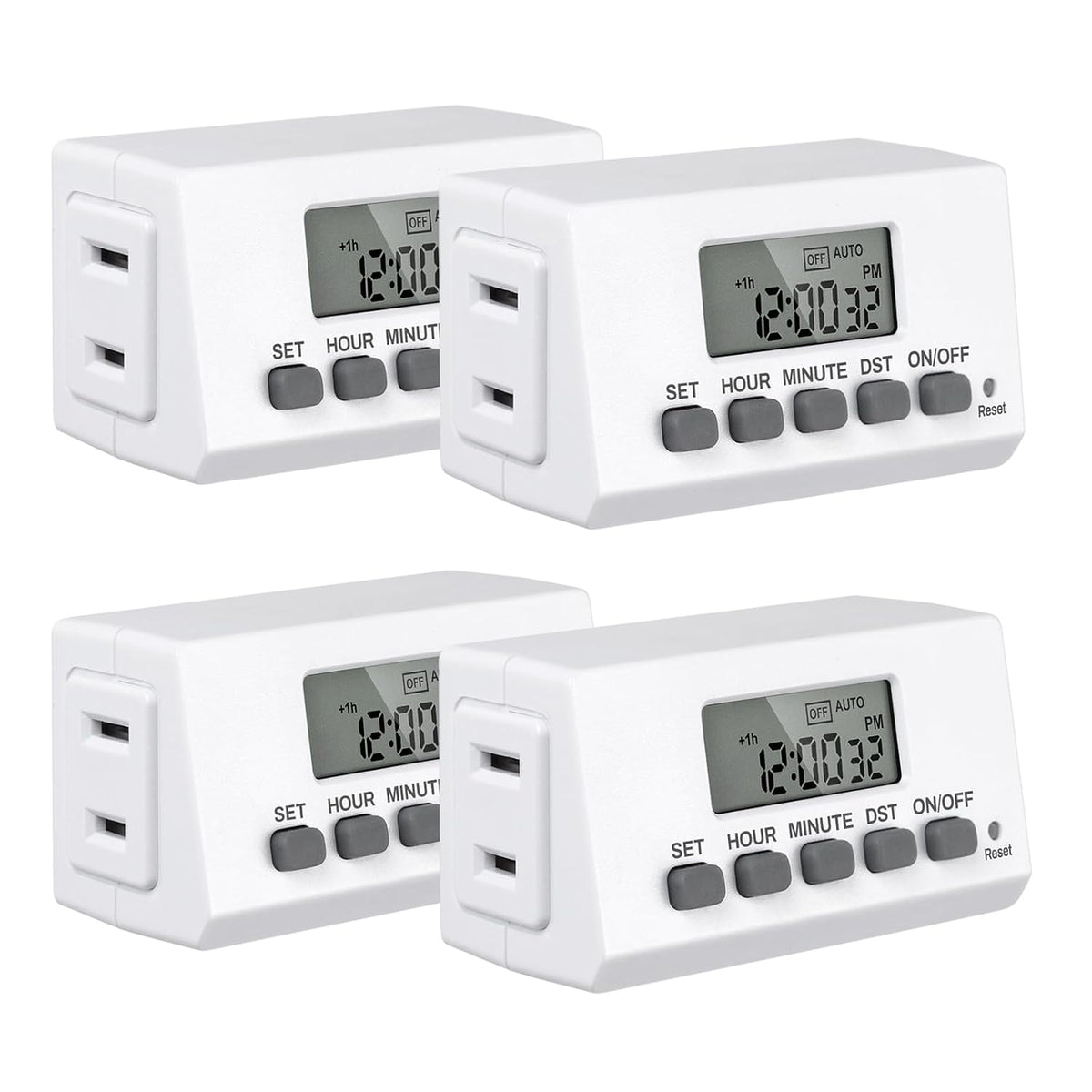 BN-LINK Indoor 7-Day Programmable Digital Timer Outlet, 2 Outlets