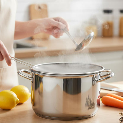 7.5 in Grease Splatter Guard, Stainless Steel Splatter Guard for Frying Pan Oil Splatter-Screen with Comfortable Grip Handle and Ultra Fine Mesh (Diameter 19 cm,Handle 14.3cm)