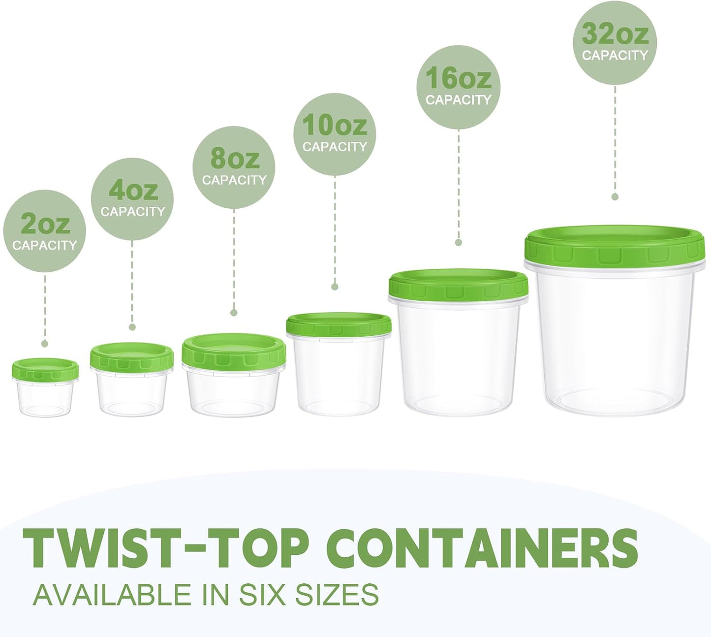 10 oz Plastic Containers with Lids, 12 Pack Stackable Small Freezer Container, Reusable Clear Food Storage Meal Prep Containers for Snack Fruit, Microwave & Dishwasher Safe