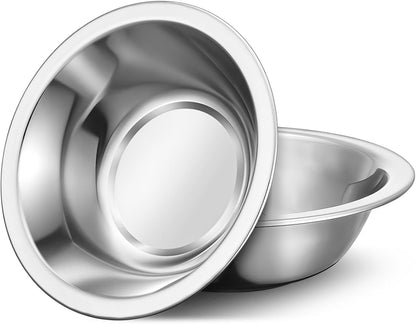304(18/8) Stainless Steel Mixing Bowls for Kitchen, 6.3" 13.67 fl.oz Metal Mixing Bowls Set Stackable for Baking Serving Cooking Food Prep Storage Dishwasher Safe Lightweight