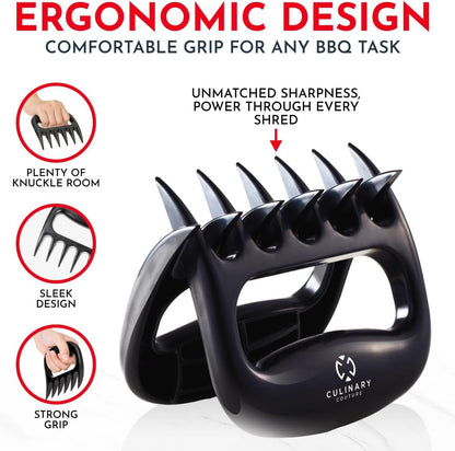 Meat Shredder Claws – Bear Claws Meat Shredder, Dishwasher Safe BBQ Tool