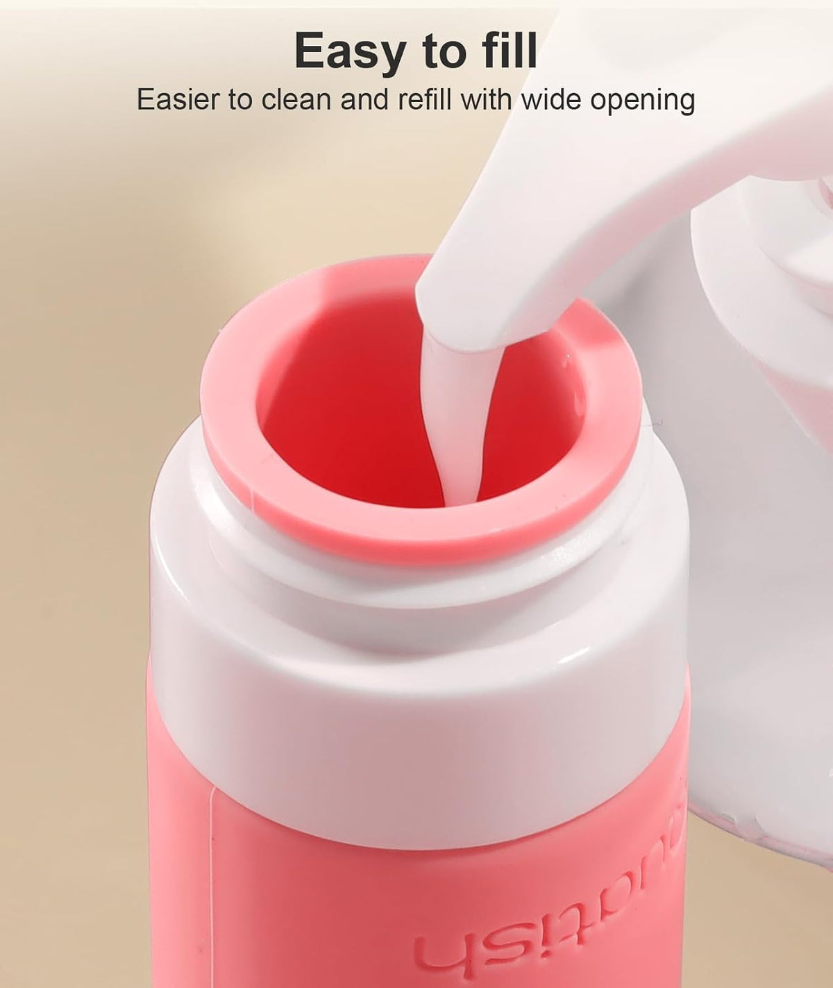Quatish Travel Bottles for Toiletries, Original Patented Leakproof 3 oz Tsa Approved Travel Size Containers, BPA Free Silicone Shampoo and Conditioner Bottles, Camping Essentials