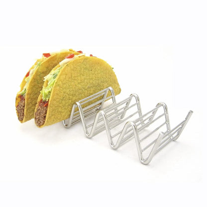 G.E.T. 4-81828 Stainless Steel Taco Holder / Stand, Holds 12 Tacos