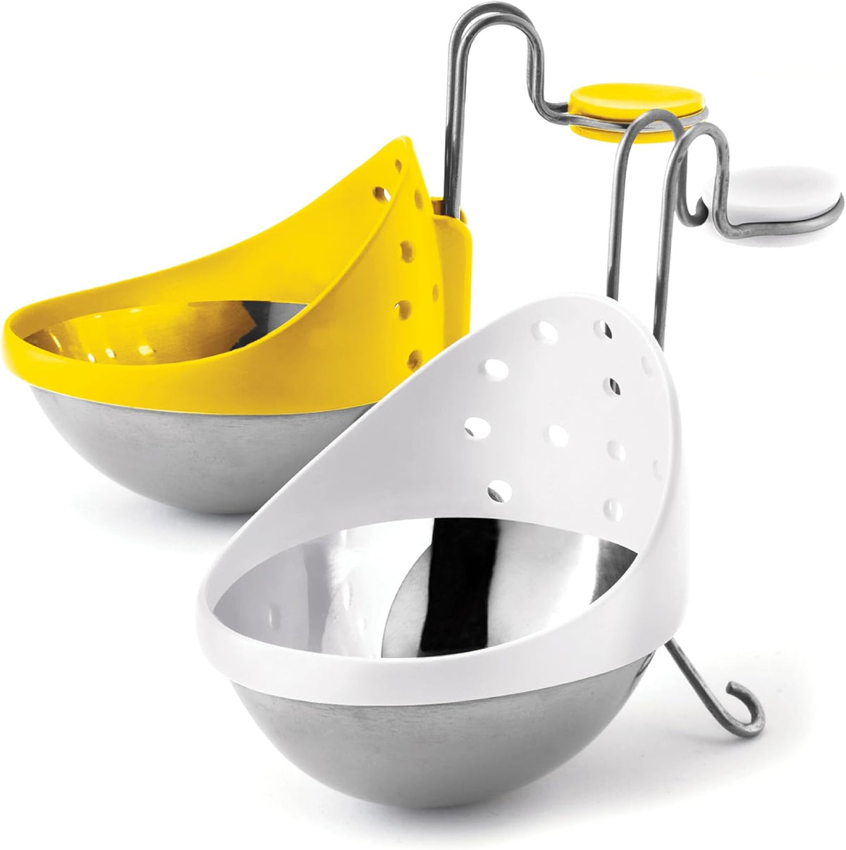 Cuisipro Stainless Steel Egg Poacher, Set of 2