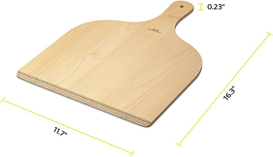 G.a HOMEFAVOR Wooden Pizza Peel, 2 Pack, 12 x 16 Inch