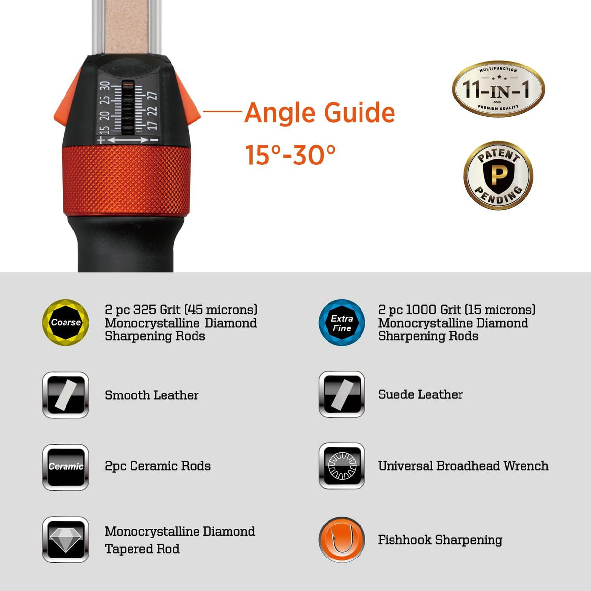 SHARPAL 210N TRANSFOROD 11-In-1 Adjustable Angle Knife Sharpener