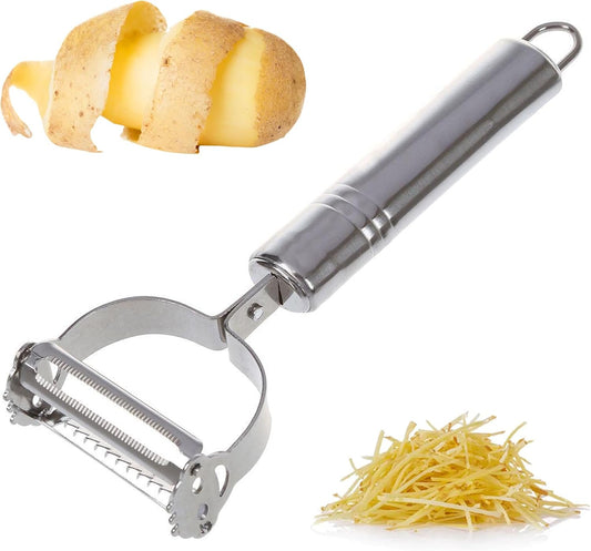 Vegetable Peeler, Multifunction Potato Peelers Stainless Steel Julienne Peeler for Carrots Potatoes Cucumber Squash Melons Fruit