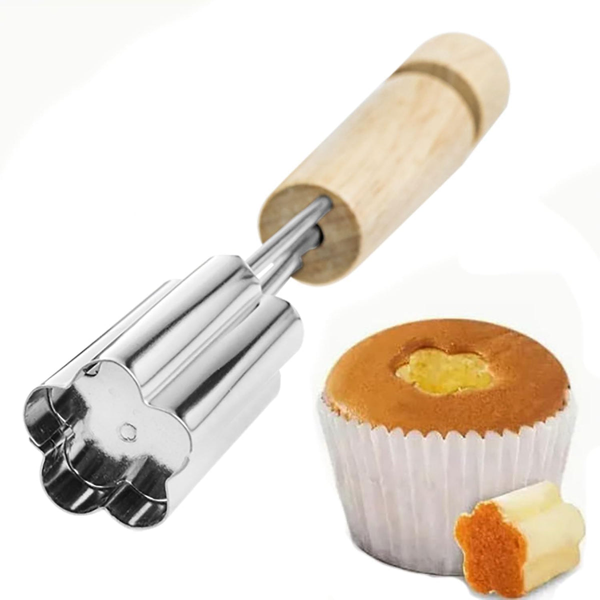 2PCS Stainless Steel Cupcake Core Remover
