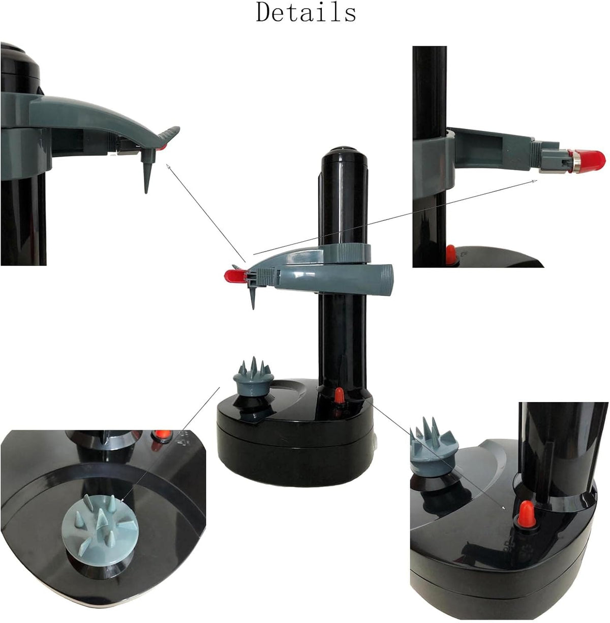 Electric Potato Peeler Automatic Electric Peeler Fruit Vegetable Peeler