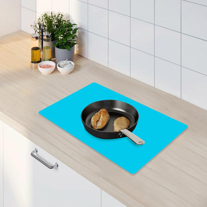 Extra Large Dark Green Countertop Mat - Silicone Table Kitchen Desk Mat - Non-Slip & Heat Resistant - Dinner Placemat Pastry Dough Rolling Mat - Colors A