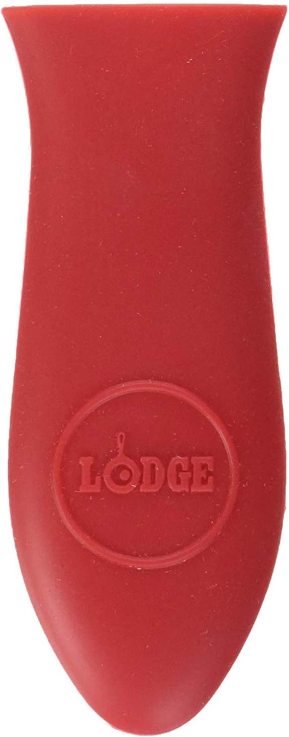 Lodge Silicone Mini Hot Handle Holder, Dishwasher Safe, Red