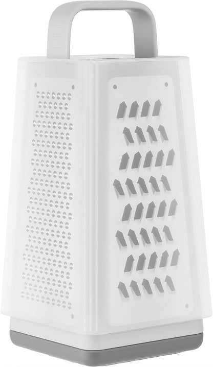 ZWILLING Z-Cut Multifunctional Grater, Mandoline, Faster Grating Technology, Zester, Rasp Grater, Slicer, Finger Guard, Grey