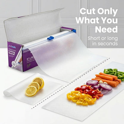 Disposable Cutting Board Sheets, Flexible Plastic Mats, 1 Pack