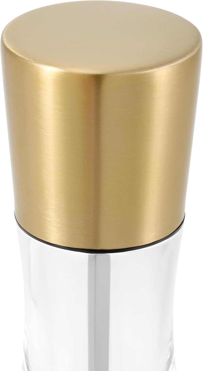 COLE & MASON Derwent Salt Grinder - Stainless Steel Mill Includes Gourmet Precision Mechanism and Premium Sea Salt
