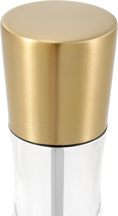 COLE & MASON Derwent Salt Grinder - Stainless Steel Mill Includes Gourmet Precision Mechanism and Premium Sea Salt